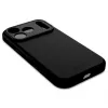 Capa traseira em silicone antimicrobiano Decoded para iPhone 17 Pro com MagSafe (Phantom Black)