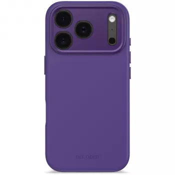 Capa traseira de silicone AntiMicrobial Decoded para iPhone 17 Pro com MagSafe (Future Dusk)