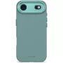 Decoded AntiMicrobial Capa traseira de silicone para iPhone 17 Air, Retro Blue