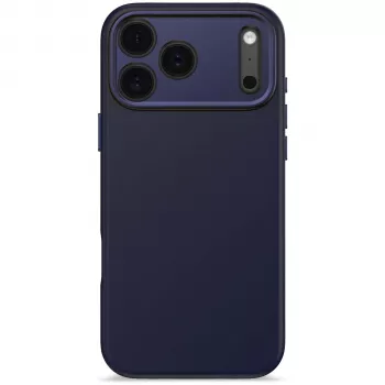 Capa traseira de silicone AntiMicrobial Decoded para iPhone 17 Pro Max Navy