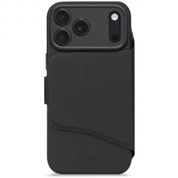 Capa com carteira amovível de silicone Decoded para Apple iPhone 17 Pro Max - preto
