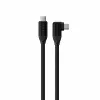 Satechi Cabo USB-C em Ângulo Reto de 1m com Power Delivery de 240W e Transferência de Dados de 20Gbps - Preto