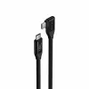 Satechi Cabo USB-C em Ângulo Reto de 1m com Power Delivery de 240W e Transferência de Dados de 20Gbps - Preto
