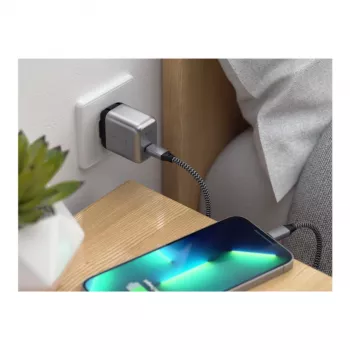 Satechi Carregador de Parede USB-C PD de 20W, Preto/Cinzento