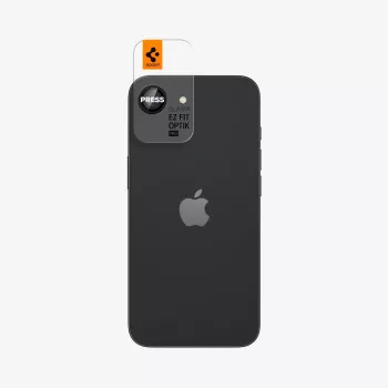 Spigen Optik Pro Glas.tR EZ Fit Protetor de Câmara Pack de 2 para iPhone 16E/17E Preto
