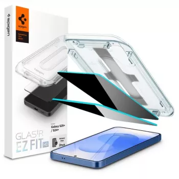 Spigen Glas.TR EZFIT HD Privacy Vidro de Privacidade para Samsung Galaxy S24+ 2 Unidades