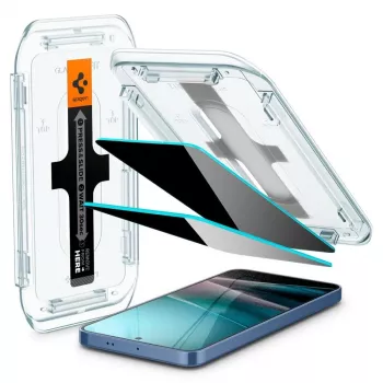 Spigen Glas.TR EZFIT HD Privacy Vidro de Privacidade para Samsung Galaxy S24+ 2 Unidades