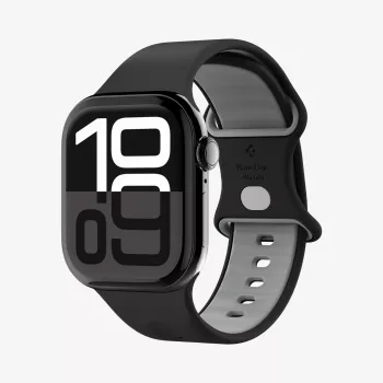 Spigen Nano Pop Bracelete para Apple Watch 6/7/8/9/10/11/SE/SE 3/Ultra 1/Ultra 2/Ultra 3 (44/45/46/49 mm) Preto