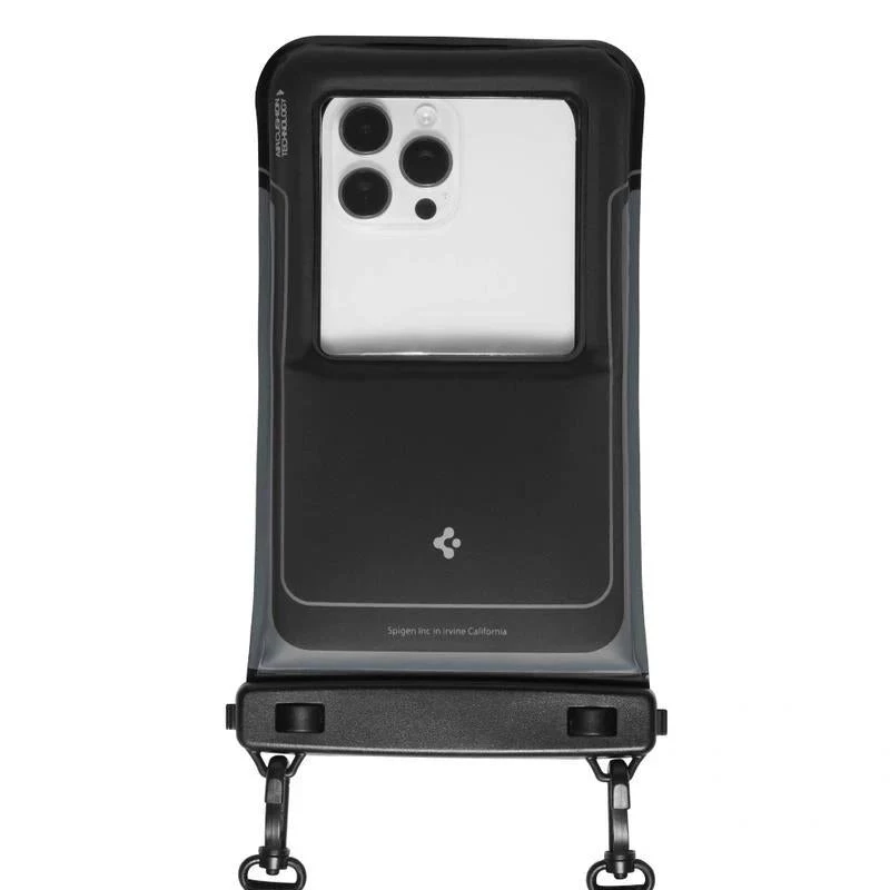 Capa flutuante universal à prova de água SPIGEN A611P pack de 2 preto mate