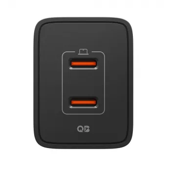 Carregador de rede de 2 portas SPIGEN ESSENTIAL EE472EU 47W preto