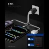 Carregador de parede GaN de 3 portas USB-C/USB-A Spigen Essential EE673EU 67W preto