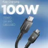 Cabo SPIGEN EB10020CC Essential USB-C para USB-C 100W 200cm preto