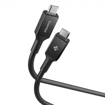 Cabo SPIGEN EB24012CC Essential USB-C para USB-C 240W 120cm preto