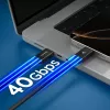 Cabo SPIGEN EB24012CC Essential USB-C para USB-C 240W 120cm preto