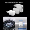Carregador de rede de 1 porta SPIGEN EE451EU Essential 45W + cabo USB-C branco