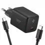 SPIGEN EE451EU ESSENTIAL Carregador de Rede 1-PORT 45W + Cabo Type-C Preto