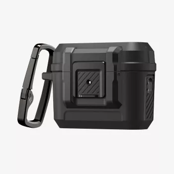 Capa Spigen Lock Fit para Apple AirPods Pro 3 preto mate