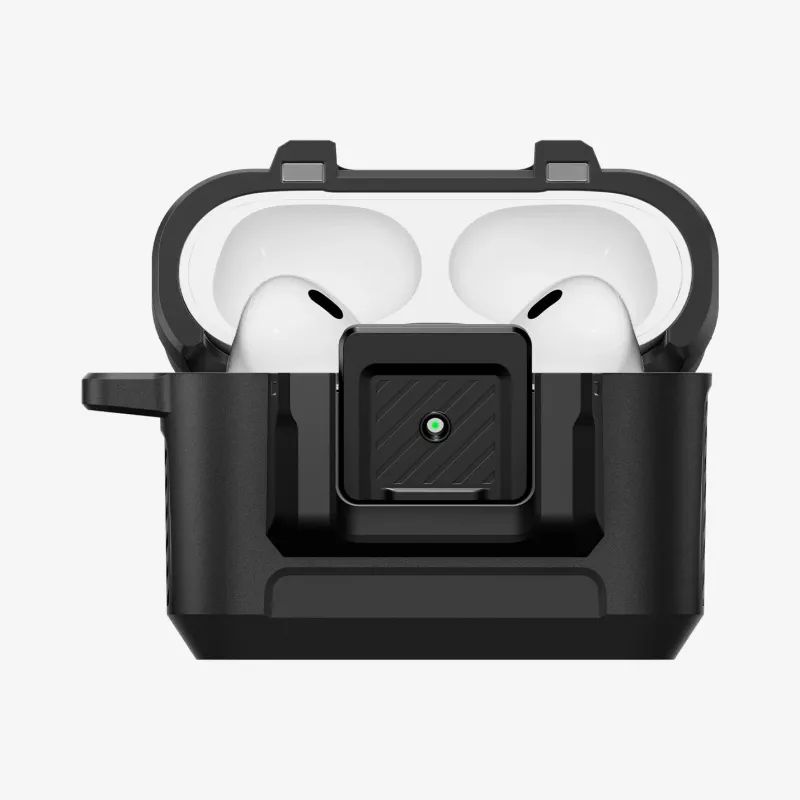 Capa Spigen Lock Fit para Apple AirPods Pro 3 preto mate