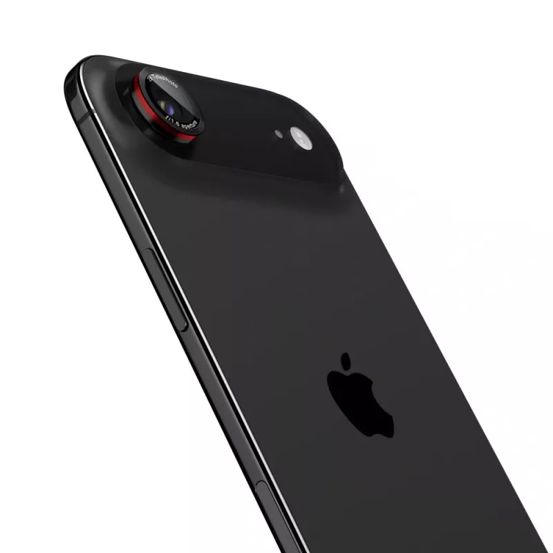 Spigen Optik Pro L-Series Glas.tR EZ Fit Protetor de câmara pack de 2 para iPhone Air, preto/vermelho, AGL09864