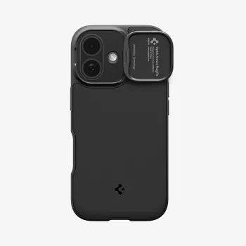 SPIGEN Optik Armor Mag MagSafe iPhone 17 capa preto