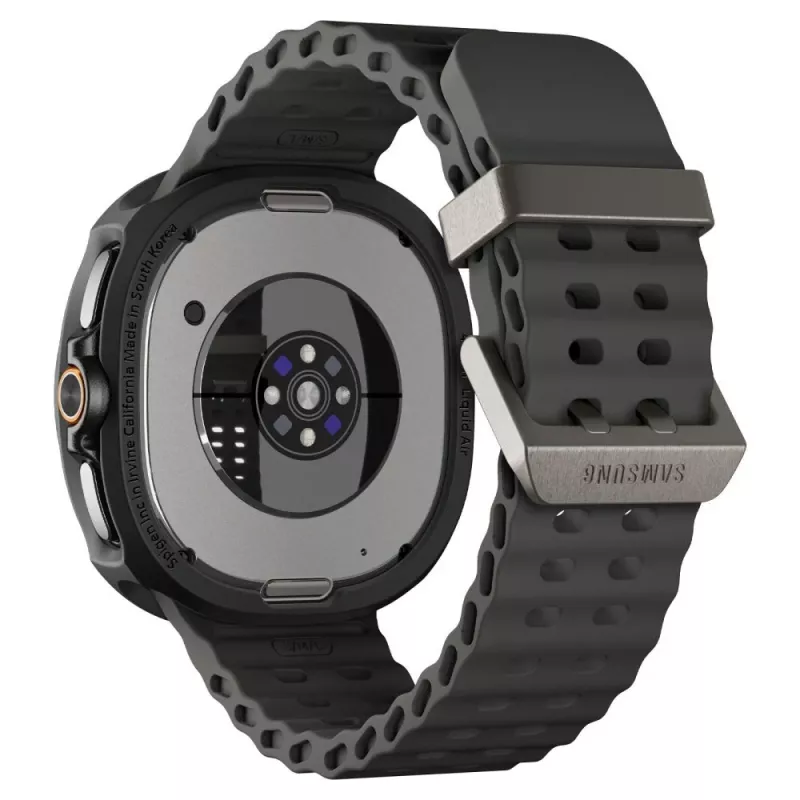 Capa Spigen Liquid Air para Samsung Galaxy Watch 8 Classic (46 mm), preto mate (ACS09841)