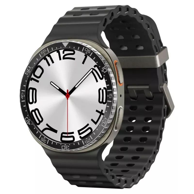 Proteção de luneta Spigen Bezel Tune para Samsung Galaxy Watch 8 / Watch 9 (44 mm), preto (ACS10008)