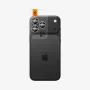 Protetor de câmara Spigen Optik Pro Glas.tR EZ Fit pack de 2 para iPhone 14 Pro / Max, 15 Pro / Max, 16 Pro / Max, 17 Pro / Max - prateado