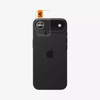 Protetor de câmara Spigen Optik Pro Glas.tR EZ Fit pack de 2 para iPhone Air, dourado, AGL10131