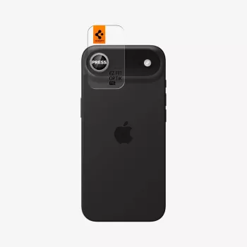 Protetor de câmara Spigen Optik Pro Glas.tR EZ Fit pack de 2 para iPhone Air, prateado, AGL10132