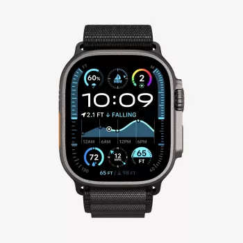 Pulseira Spigen WBF1 Apple Watch 8 / 9 / 10 / 11 / SE / Ultra (44 / 45 / 46 / 49 mm) preto