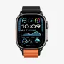 Pulseira Spigen WBF1 para Apple Watch 8 / 9 / 10 / 11 / SE / Ultra (44 / 45 / 46 / 49 mm) preto/laranja