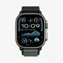 Pulseira Spigen Rugged Armor Pro WBF1 para Apple Watch 44/45/46/49mm preta/verde