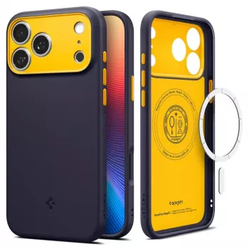 Capa Spigen Nano Pop Mag MagSafe iPhone 17 Pro Max Blueberry Navy