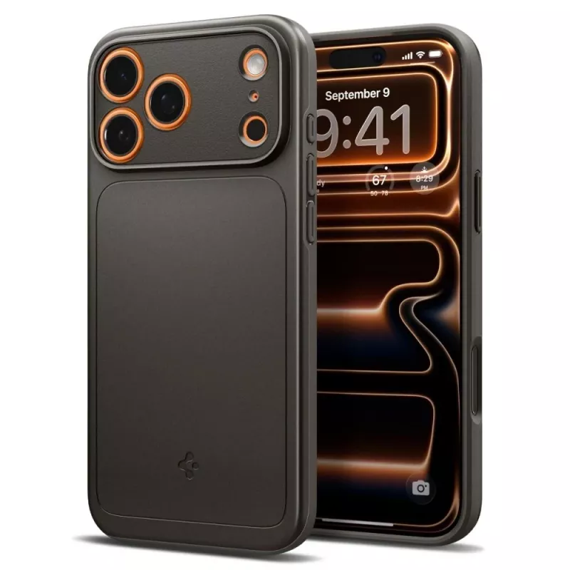 Capa Spigen Thin Fit Mag MagSafe para iPhone 17 Pro Max (Gunmetal)