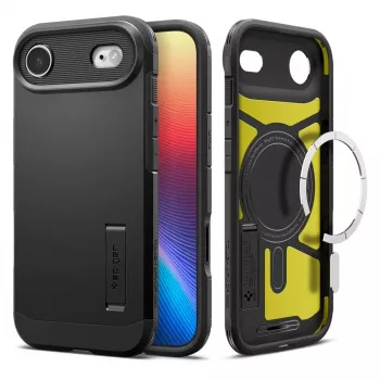 Capa Spigen Tough Armor MagFit para iPhone Air, preta