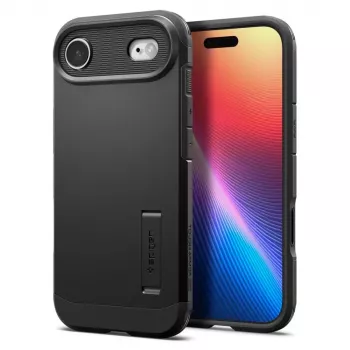 Capa Spigen Tough Armor MagFit para iPhone Air, preta
