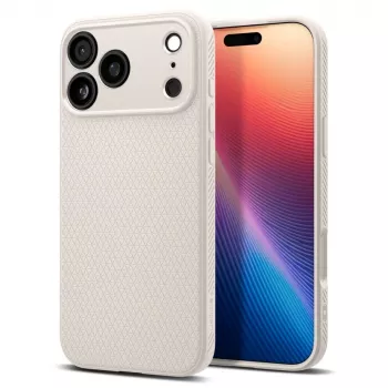 Capa Spigen Liquid Air iPhone 17 Pro Natural Titanium