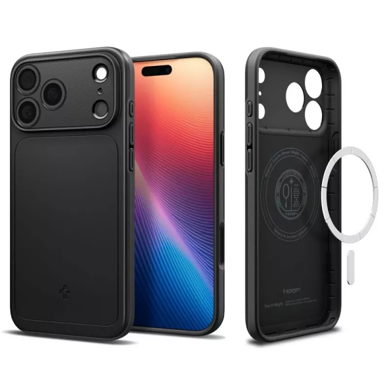 Capa Spigen Thin Fit Mag Magsafe iPhone 17 Pro Black