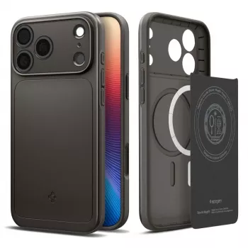 Capa Spigen Thin Fit Mag Magsafe iPhone 17 Pro Gunmetal