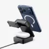 SPIGEN EF323MQ Essential 3-in-1 Magnetic MagSafe Wireless Carregador 25W Qi2 Black