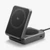 Spigen Essential Qi2 2-in-1 Wireless Suporte de Carregamento 25W MagSafe Black