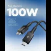 SPIGEN EB10015CC Essential cabo USB-C para USB-C 100W 150cm preto