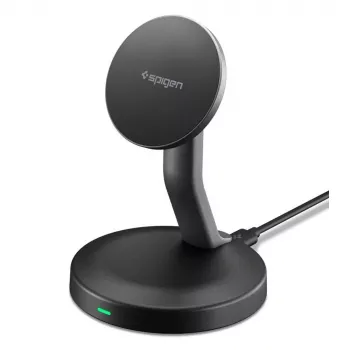 SPIGEN EF151MS Essential Magnetic MagSafe Wireless Carregador 15W Black