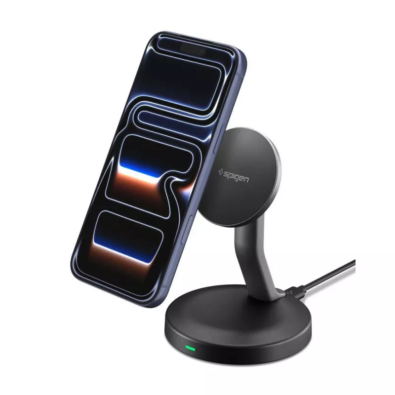 SPIGEN EF151MS Essential Magnetic MagSafe Wireless Carregador 15W Black
