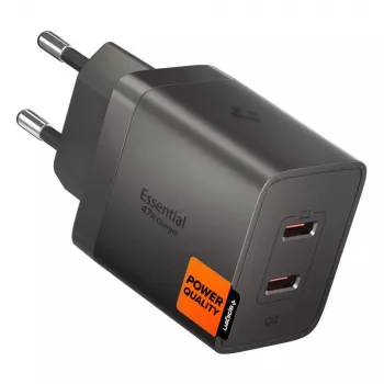 SPIGEN EE472EU-GAN Essential carregador de rede 2 portas 47W Gunmetal