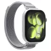 Spigen WBM4 bracelete de aço inoxidável para Apple Watch 8/9/10/11/SE (40/41/42mm) prateado
