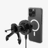 SPIGEN EV25MFAQ Essential Peltier Magnetic MagSafe Vent Car Mount carregador sem fios 25W Qi2.2 preto