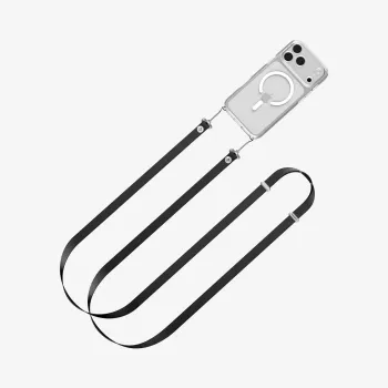 Correia de tiracolo Spigen DA30L Lanyard Strap preta