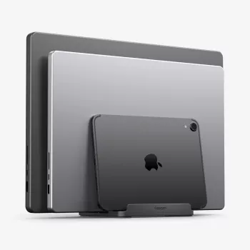 Suporte vertical para portátil SPIGEN LD208S4 cinzento sideral