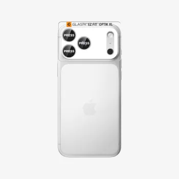Protetor de câmara Spigen Optik Pro XL Glass EZ Fit para iPhone 17 Pro Max, prateado